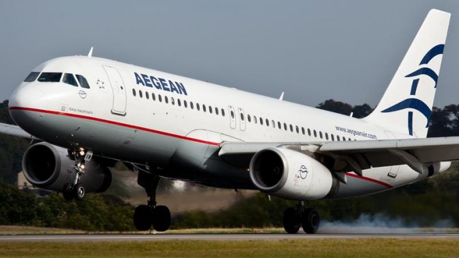 Крупнейшая греческая авиакомпания Aegean Airlines