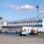 Вид аэропорта в Новом Уренгое